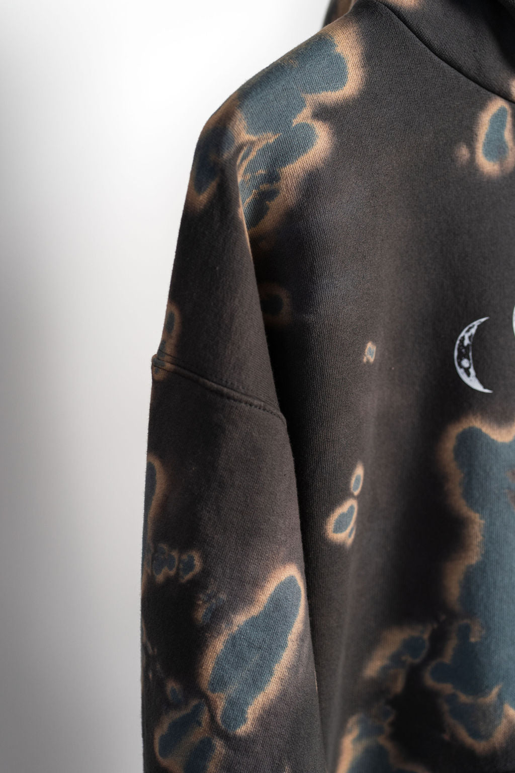 Gray Glacier Blue Moonrise Tie Dye Sweatshirt