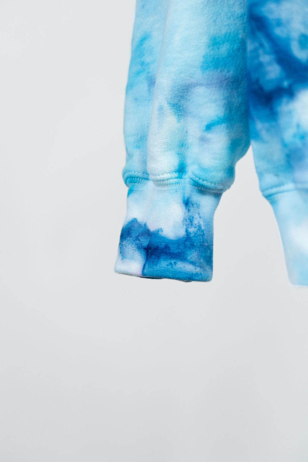 "Chill Out" Alpine Blue Tie Dye Sweatshirt