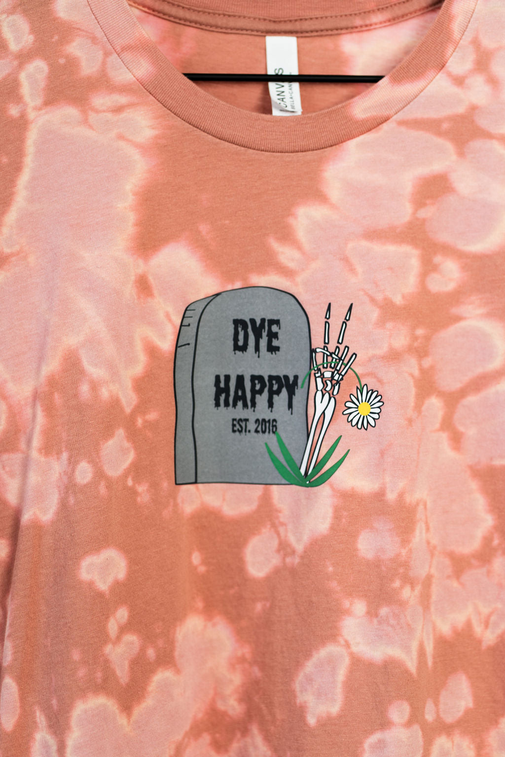 Terracotta Tombstone Dye Happy Tie Dye Shirt