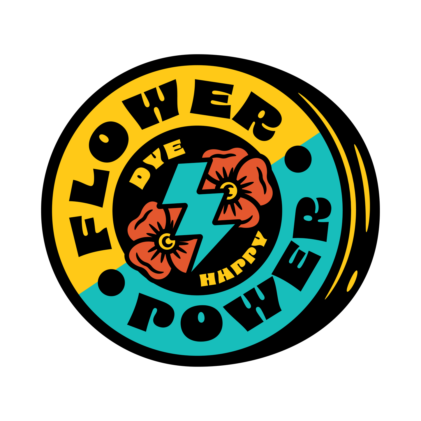 Flower Power Sticker