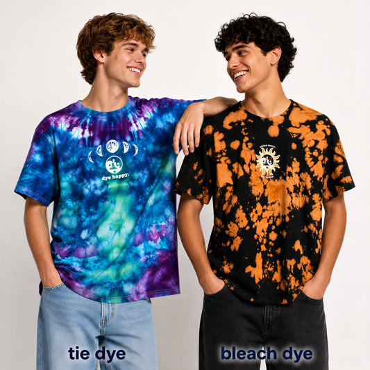 The Difference Between Reverse Tie Dye and Bleach Tie Dye