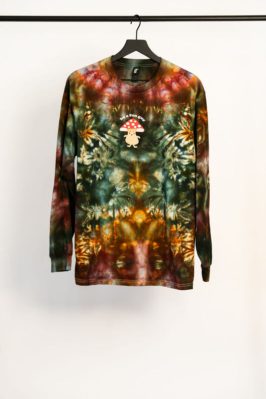 "Be A Fun Guy" Hippie Camo Tie Dye Shirt