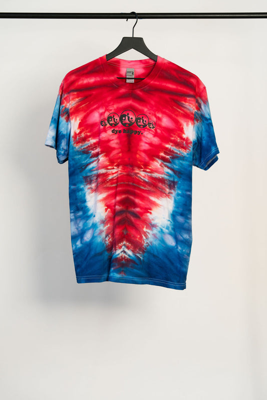 The Red White and Blue Tie Dye Shirt