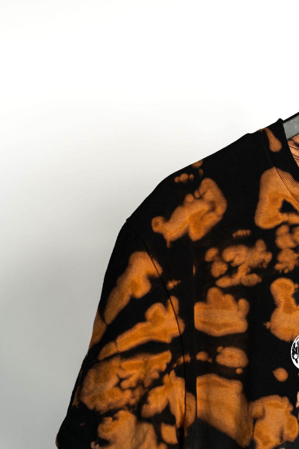 Moon Phases Bleach Dye Shirt