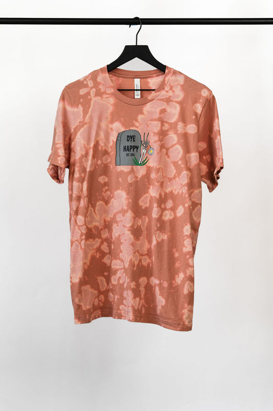 Terracotta Tombstone Dye Happy Tie Dye Shirt