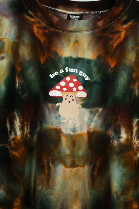 "Be a Fun Guy" Hippie Camo Tie Dye Sweatshirt