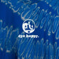 Blue Wave Bleach Dye Shirt