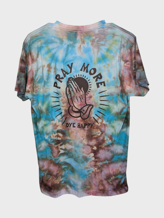 "Pray More" Pacific Coast Highway Tie Dye Shirt