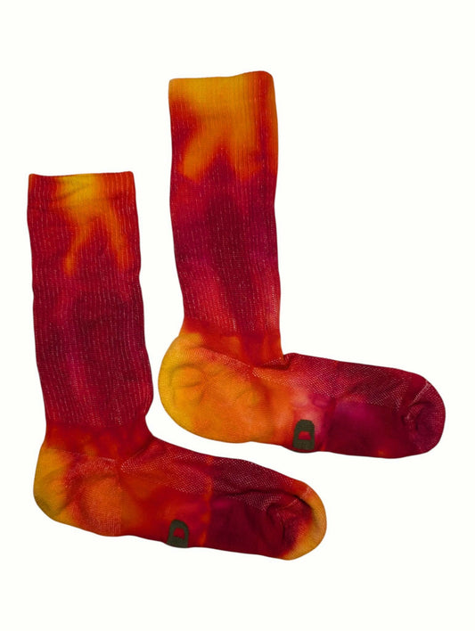 Striking Starburst Tie Dye Socks