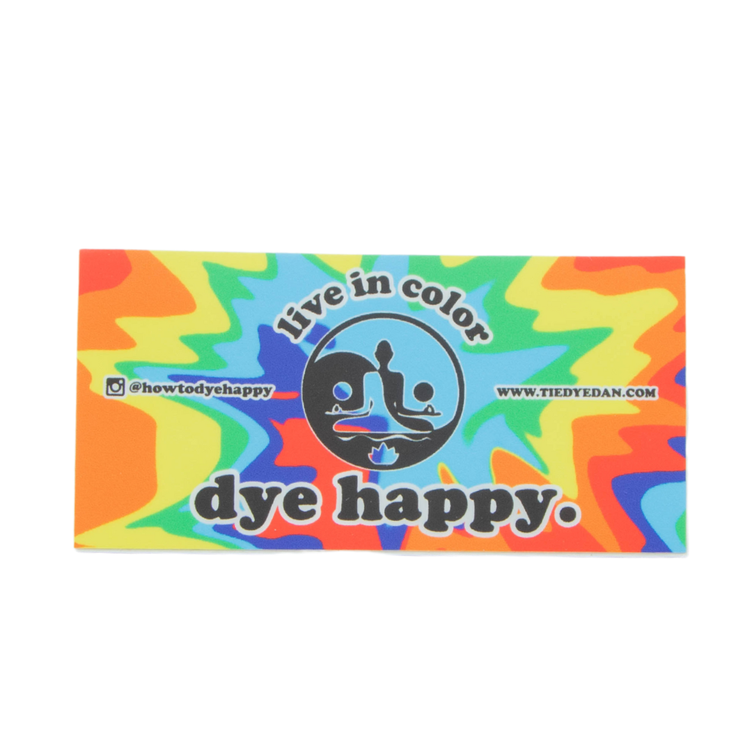 Live in Color: Dye Happy Stickers